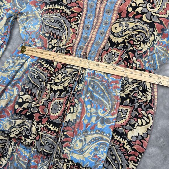 Me 2 Magic Boho Paisley Maxi Dress Women’s 1X Multicolor India Made - Picture 7 of 9